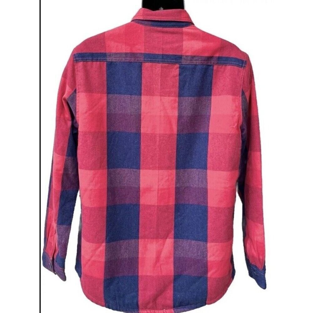 QuikSilver Men's Miho Stones GARNET SHERPA Long Sleeve Over Shirt Size M - Picture 2 of 16
